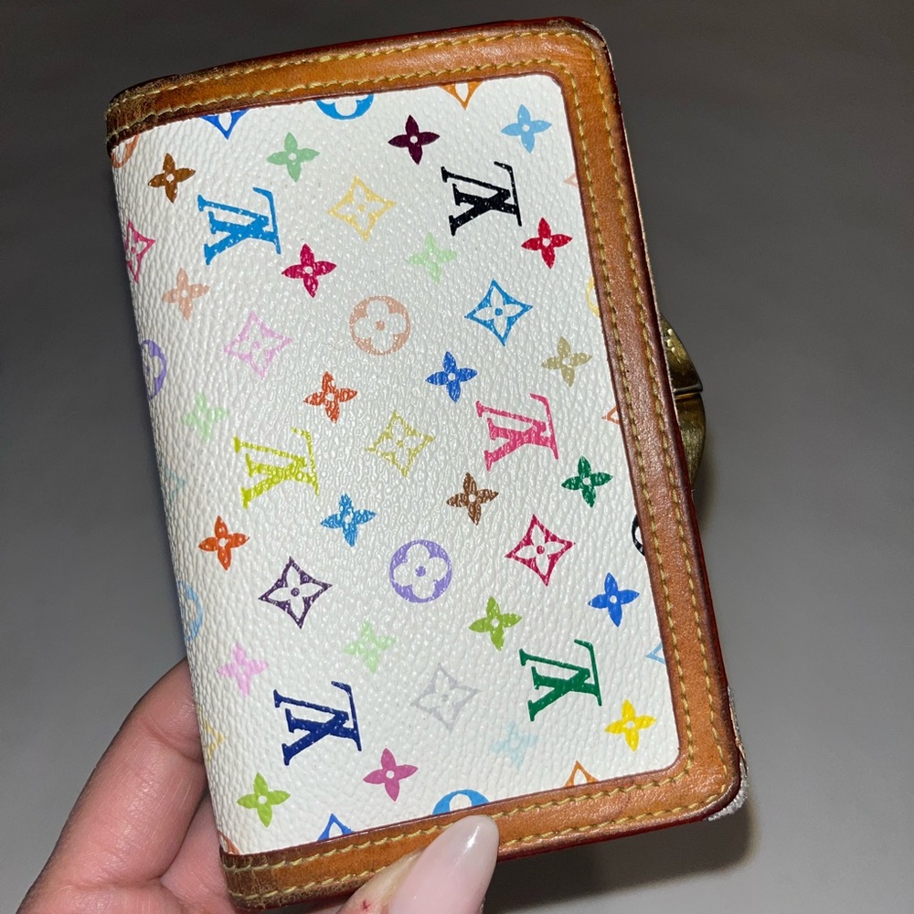 SOLD - Louis Vuitton Murakami Monogram Multicolor Porte-Monnair Viennois Wallet - Picture 2 of 13